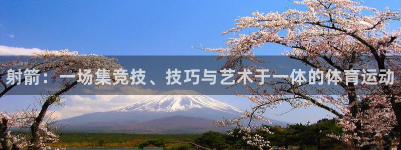 欧亿体育官方正版app五金厂：射箭：一场集竞技、技巧