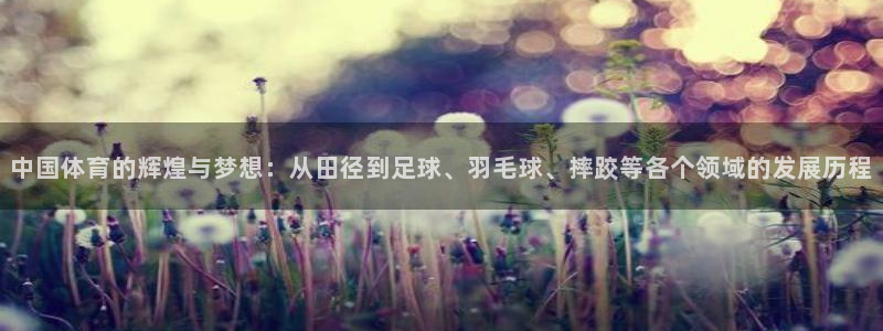 欧亿体育官方正版app娱乐网站：中国体育的辉煌与梦想